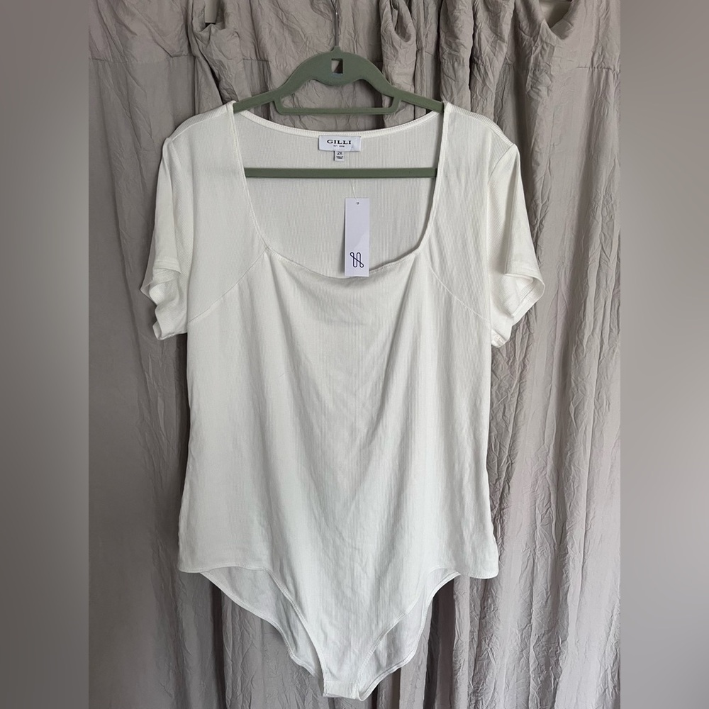 Gilli Cream Bodysuit Top